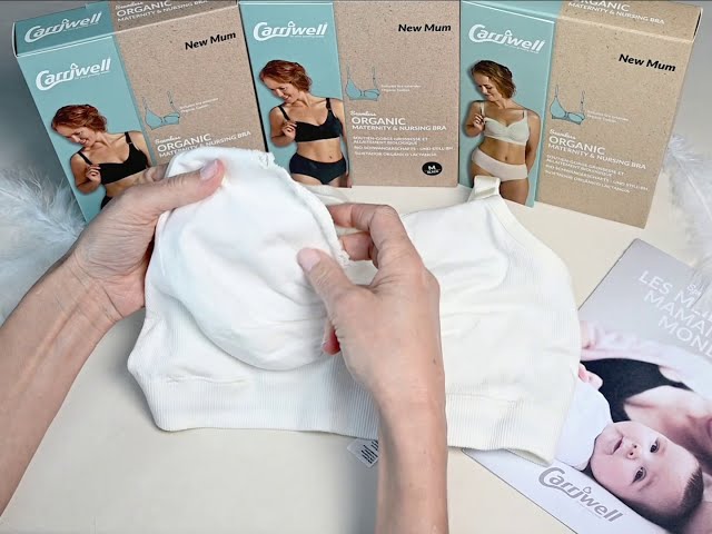 Vídeo relacionado con Oliaekd Costura Suave de la Lactancia de Sujetador Maternal 4 Pack