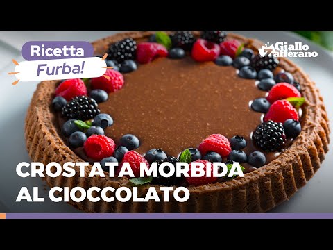 CROSTATA MORBIDA AL CIOCCOLATO, FACILISSIMA E SUPER GOLOSA! 😋😍🍫