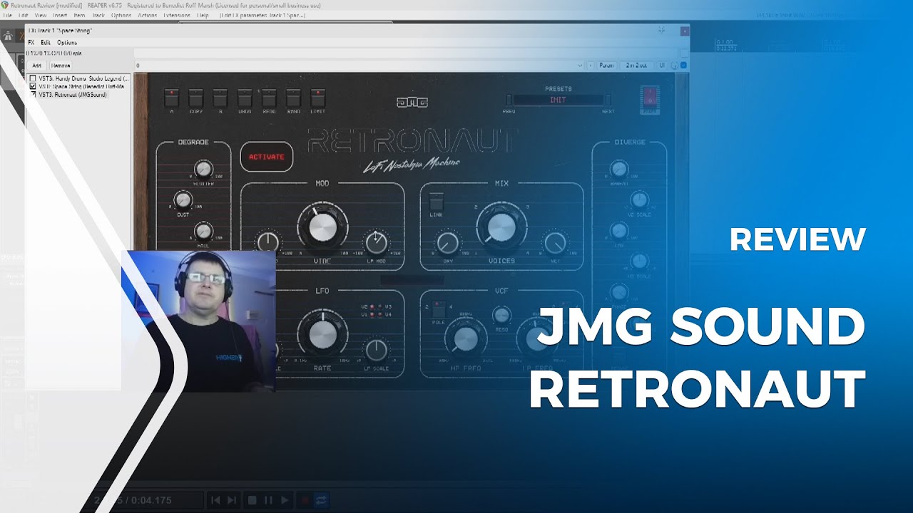JMG Sound Retronaut Review - YouTube
