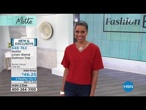 HSN | MOTTO Fashions 04.11.2019 - 01 AM