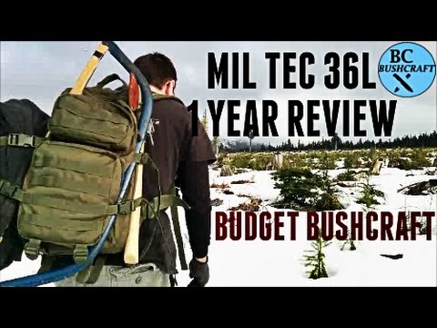 Mil-Tec 36L Molle Assault Pack Review  +1 Year Later