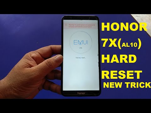 How To Hard reset Honor 7x (BND-AL10) New Trick 100% Done