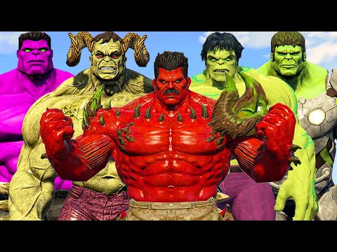 Story of Hulk | Hell Hulk vs Violet Hulk vs Lucifer Hulk vs Savage Hulk - What If
