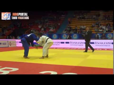 Judo Grand Prix Zagreb 2014 Final -57kg BLOT Laetitia (FRA) - KARAKAS Hedvig (HUN)