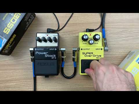 PEDAL TEST - BOSS Super Over Drive SD-1 vs BOSS Power Stack ST-2 + Neural DSP Cory Wong (NO TALKING)