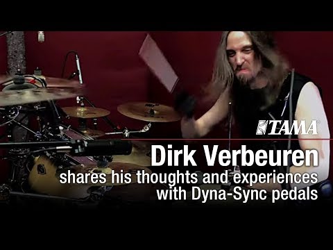 TAMA Artist Dirk Verbeuren shares his thoughts and experience with the new Dyna-Sync pedals