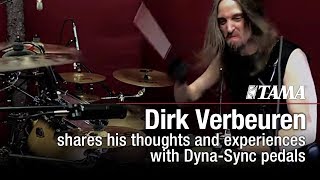 Video thumbnail for TAMA Artist Dirk Verbeuren shares his thoughts and experience with the new Dyna-Sync pedals by TAMA Drums Official