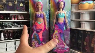 Barbie: Dreamtopia Summer 2022 Releases Curvy Mermaid and Purple Hair Doll Unboxing and Review