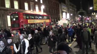 Raw Footage - The Million Mask March, London