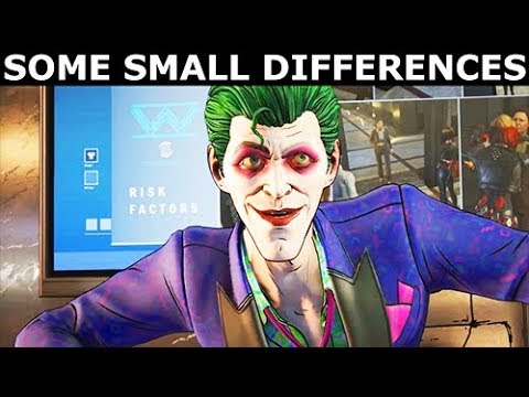 Some Small Dialogue Differences With Villain Joker - BATMAN Season 2 The Enemy Within Episode 5
