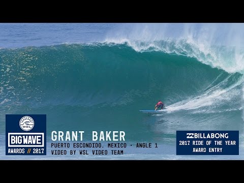 Grant Baker at Puerto - 2017 Billabong Ride of the Year Entry - WSL Big Wave Awards