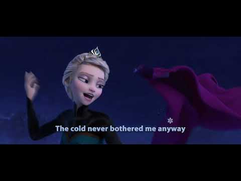 Elsa creating her ice palace during Let It Go