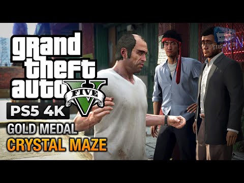 GTA 5 PS5 - Mission #22 - Crystal Maze [Gold Medal Guide - 4K 60fps]