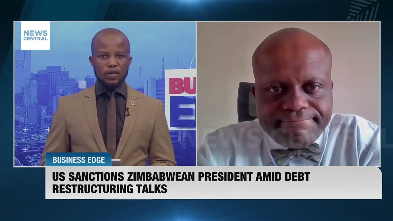 The U.S. sanctions Zimbabwe's President Emmerson Mnangagwa during debt talks.