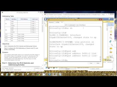 CCNA 1 Packet Tracer Activity 9.3.1.4 solution