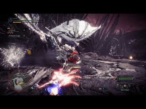 Monster Hunter World Iceborne PC Tempered Silver Rathalos Solo Bow 3'54 [2K HD]