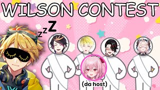 NijiEN when Wilson overslept for Rosemi's night live collab: 