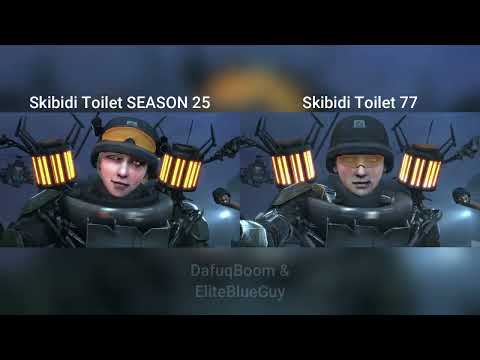 Skibidi Toilet 75 & 77 Vs SEASON 25 IMPROVEMENT (Comparison)