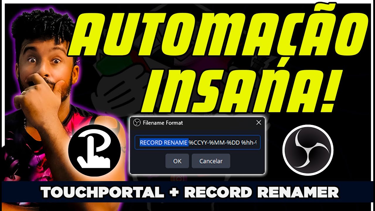 Record Rename e Touch Portal: renomeie gravações por jogo automaticamente