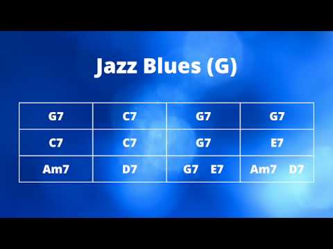 Jazz Blues in G | Backing Track - No Bass | 140 BPM