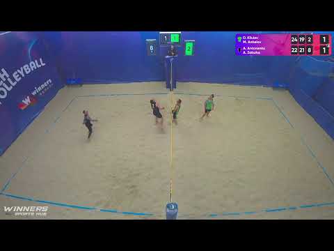 17:35 D. Kliuiev / M. Anhelov - A. Antonenko / A. Zabuha 23.06.2022 | Winners Beach Volleyball