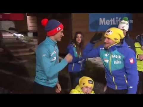 Kamil Stoch - 130,5 m - Zakopane 2015 - I seria, k. drużynowy!