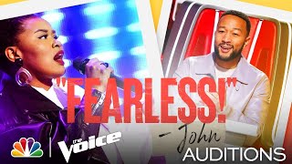 Denisha Dalton Brings Her Own Style Performing Zayn's "Pillowtalk" - The Voice Blind Auditions 2021