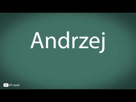 How to pronounce Andrzej