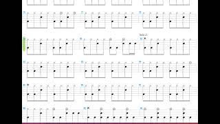 Countdown + Gamma Ray + Drum only + Drum tab