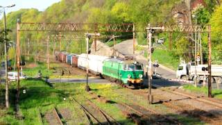 preview picture of video 'Szczecin Gocław - ET22-777 z pociągiem towarowym 11271 rel. Szczecin Port Cen. SPC - Police Chemia'