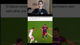 DI MARIA CONSEGUIU  DESTRUIR O MASCHERANO SEM NEM OLHA PRA ELE (REACT) #shorts #dimaria #realmadrid