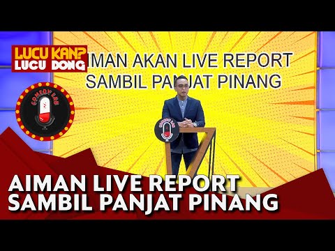 Konferensi Pers: Aiman Witjaksono Live Report Sambil Panjat Pinang - COMEDY LAB (PART 1)