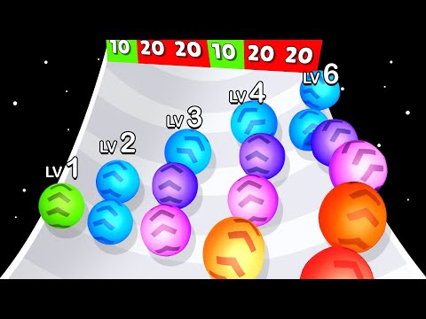 SNAKE COLOR BALLS: Level Up Balls (Snake Color 3D, Max Level)