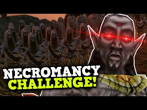 MORROWIND NECROMANCY ONLY CHALLENGE IS BROKEN - Morrowind Is A Perfectly Balanced Game