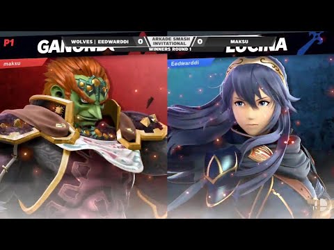 Arkade Smash Invitational Winners Quarters - Eedwarddi (Lucina) Vs. Maksu (Ganondorf)