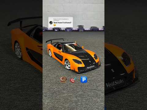 Testing the Tokyo drift RX-7 RC! Win this RC on my site. #rccars #fastandfurious #tokyodrift