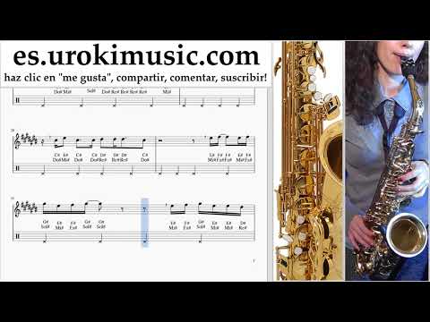 Tutorial de Saxofon (alto) Camila Cabello - All These Years Clases Notas um-ih927