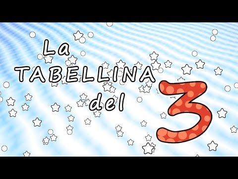 La tabellina del 3 - tabellina del tre - canzoni per bambini -  Baby cartoons