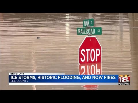 Ice storms, historic flooding, and now fires