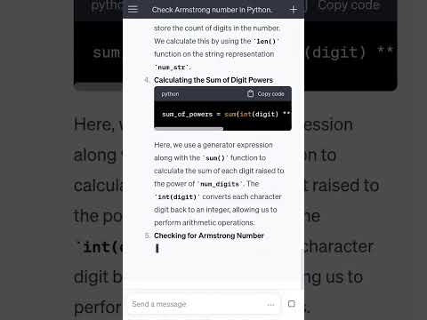 Python Program To Check Armstrong Number Python Basic Program Python Beginner Tutorial