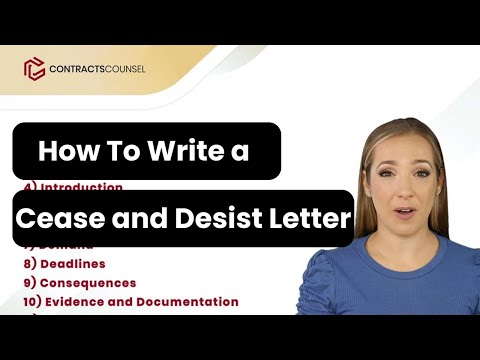 How To Write a Cease and Desist Letter [Lawyer Templates Available]