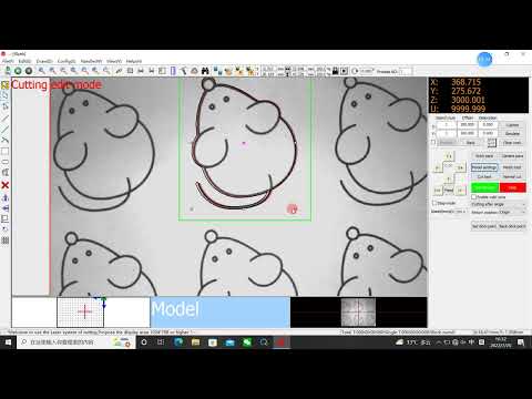 2 How to cutting pattern with CCD---Ruida Software