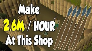 High Level Money Making Guide 2.6M/HR Selling Items To Store [OSRS]