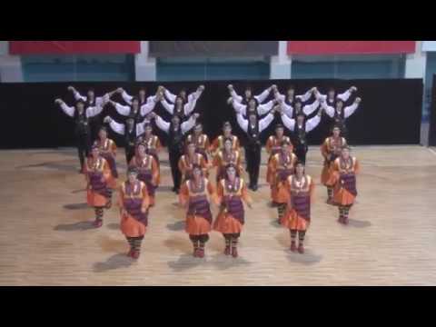 Turkish folk dance- Турецкие народные танцы Horon Ankara Kalaba Lisesi - SAMPIYON HORONCULAR