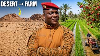 Ibrahim Traoré’s Desert Farming Experiment Is Turning Heads, Growing Apples Near the Sahara?