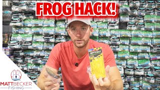 TRY THIS FROG HACK to catch BIGGER BASS