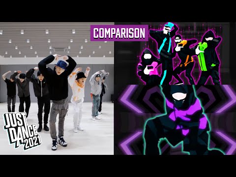 Just Dance 2021 VS. Dance Choreography Comparison - Kick It - NCT 127