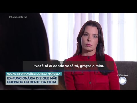 Ex-funcionária diz que mãe de Larissa Manoela era agressiva com a filha