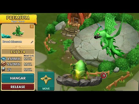 New Premium Brood-blossom Max Level 134 Titan Mode - Dragons:Rise of Berk New Spring Update