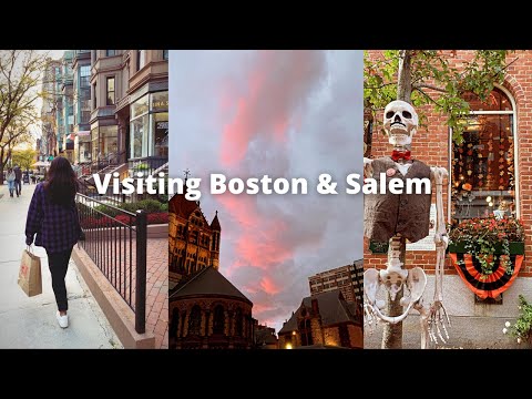 BOSTON VLOG: Tatte bakery, Newbury street, visiting Salem